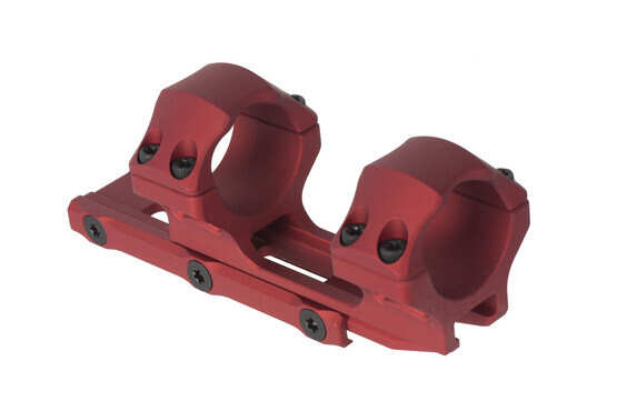 Leapers UTG ACCU-SYNC red medium height scope mount pushes 30mm rifle scopes forward 34mm for proper eye relief